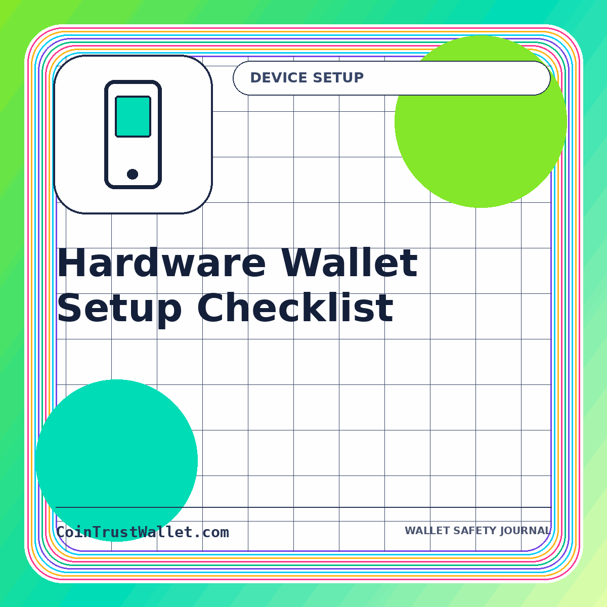 Hardware Wallet Setup Checklist — CoinTrustWallet.com featured image